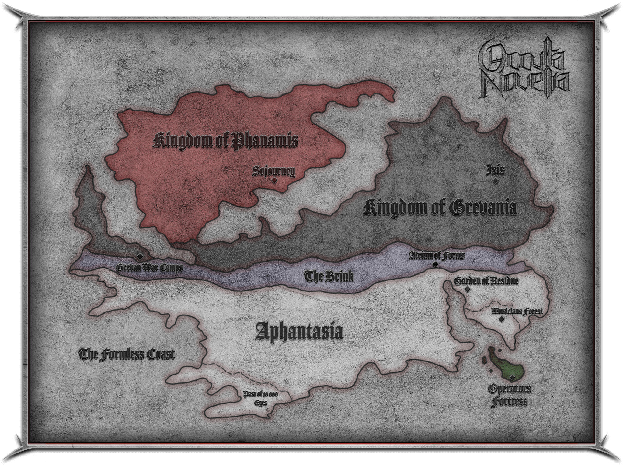 Map of Regalia